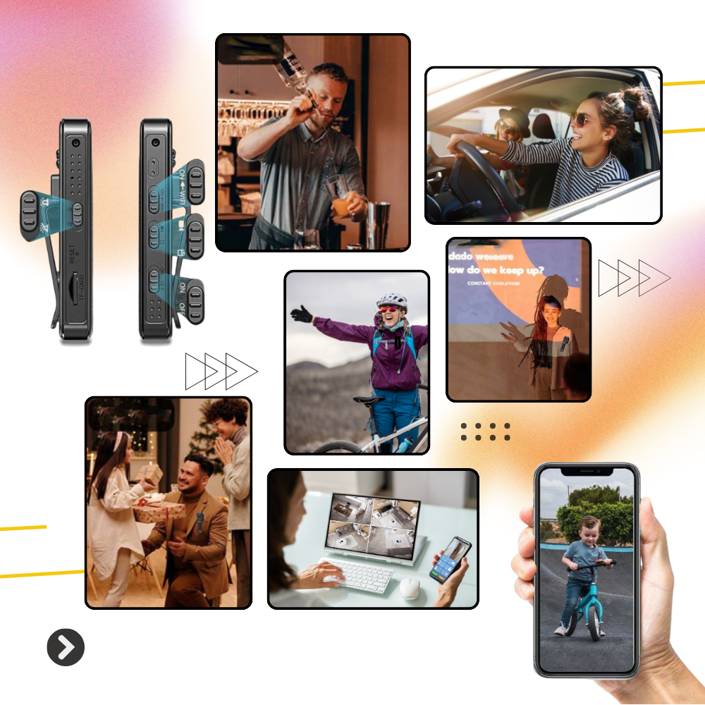 BowLift | OTG Compatible Wireless Vlog Body Camera