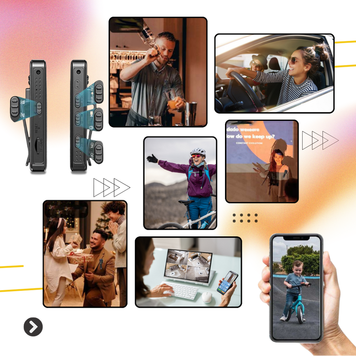 BowLift | OTG Compatible Wireless Vlog Body Camera