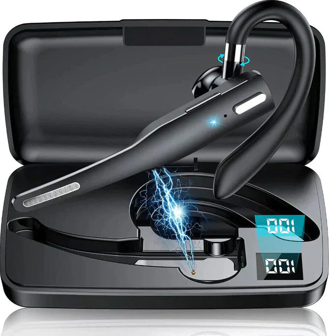BowLift | Bluetooth 5.1 Noise Cancelling Headset | Dual Mic, Ergonomic Design & Hands-Free Calling for Professionals