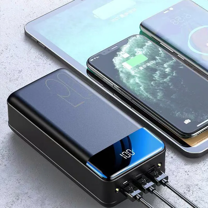 BowLift | 100,000mAh Ultra-High Capacity Power Bank with Super Fast Charging – Portable Charger for Phones, Tablets, and Laptops
