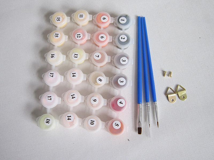 Abstract Owls - Van-Go Paint-By-Number Kit | Bowlift