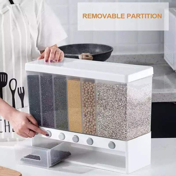 6 In 1 Grain Cereal Dispenser Bowlift