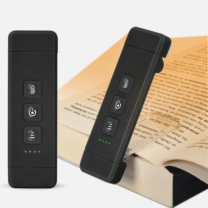 BowLift | Battery Reading Lamp with Clip - 3 Modes and 80h Battery Life
