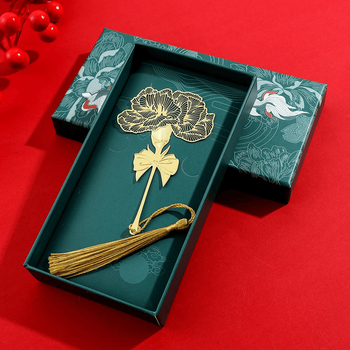 BowLift | Metal bookmark | Flower box