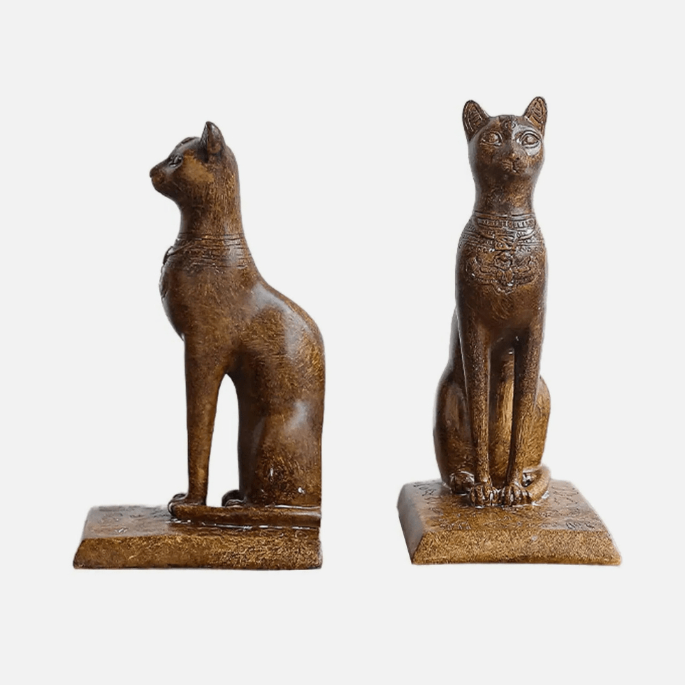 BowLift | Bookend made of resin | Egyptian cat