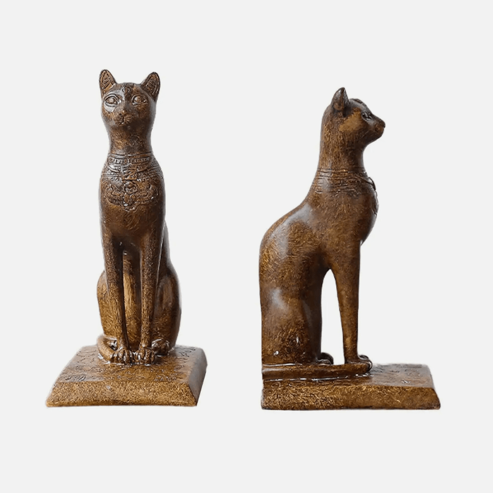 BowLift | Bookend made of resin | Egyptian cat