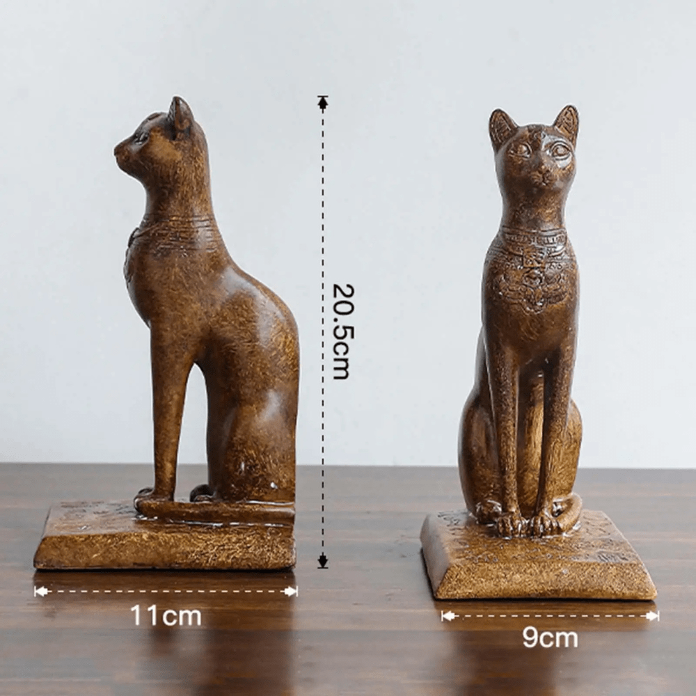 BowLift | Bookend made of resin | Egyptian cat