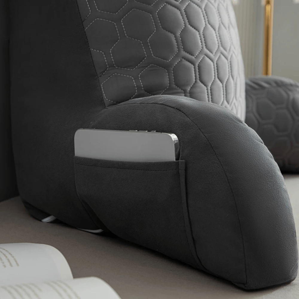 BowLift | Reading pillow for the bed with armrests