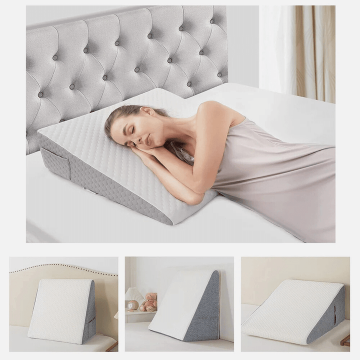 BowLift | Relaxing triangular reading pillow