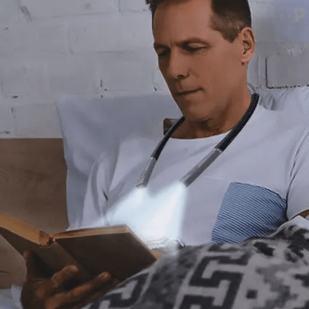 BowLift | Flexible, rechargeable USB reading lamp for the neck
