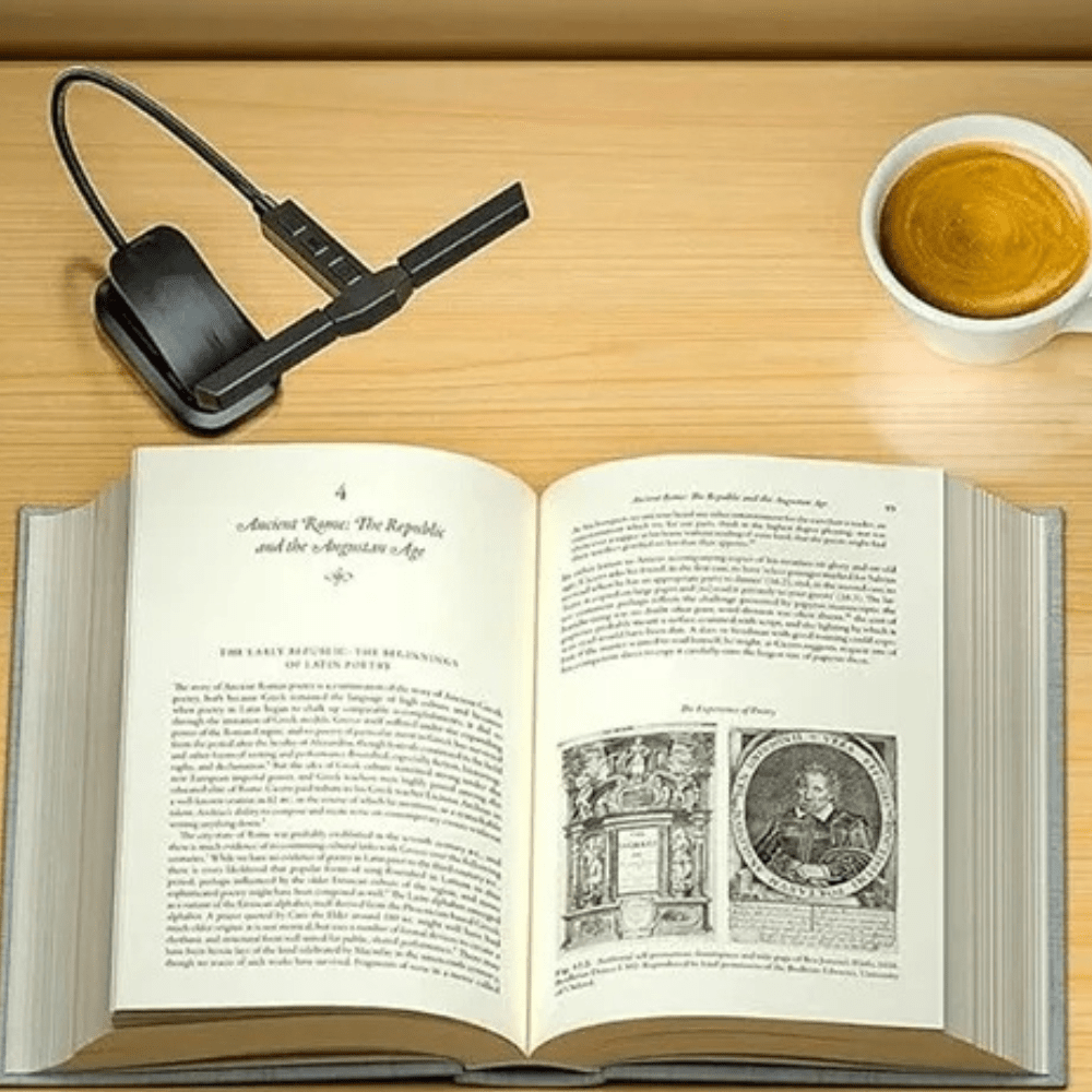 BowLift | Compact LED Reading Lamp with Battery Indicator