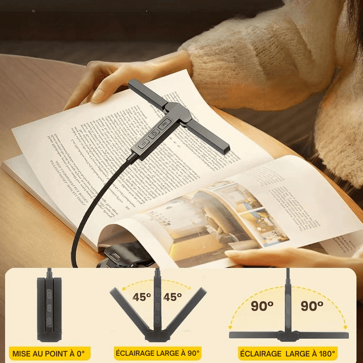 BowLift | Compact LED Reading Lamp with Battery Indicator