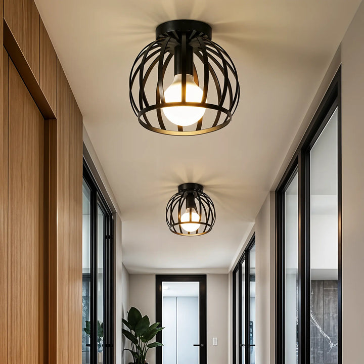 BowLift | Industrial Ceiling Lamp Black