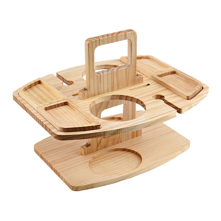BowLift | Portable Wooden Picnic Wine Table - WineNest
