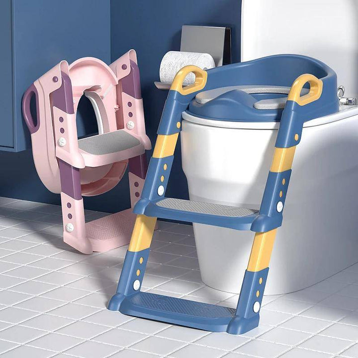 BowLift | Foldable Potty Trainer Seat with Ladder for Toddler