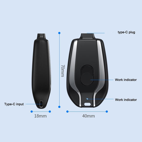 BowLift | Power Banks Portable Type-C Keychain