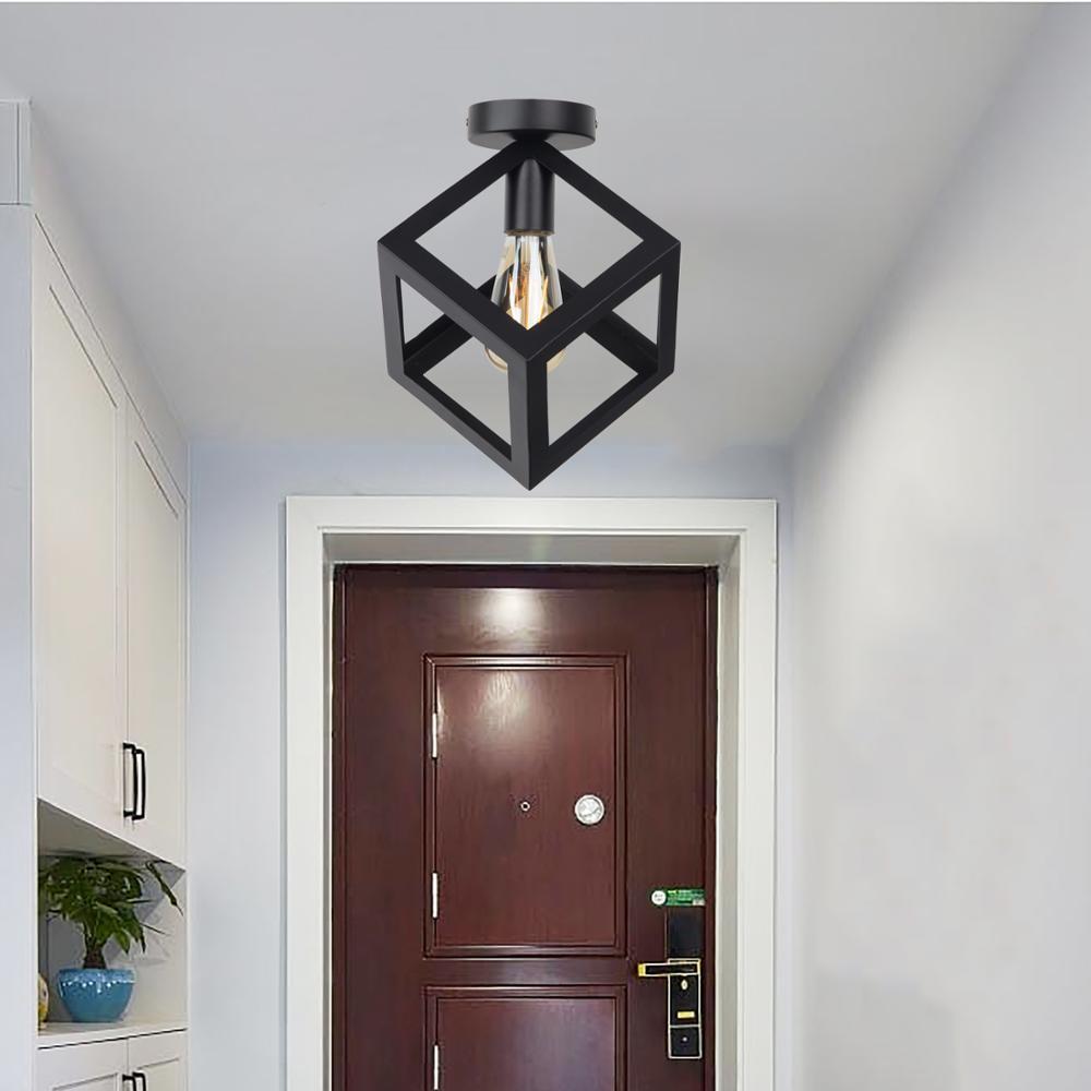 BowLift | Vintage Iron Black Ceiling LED Light