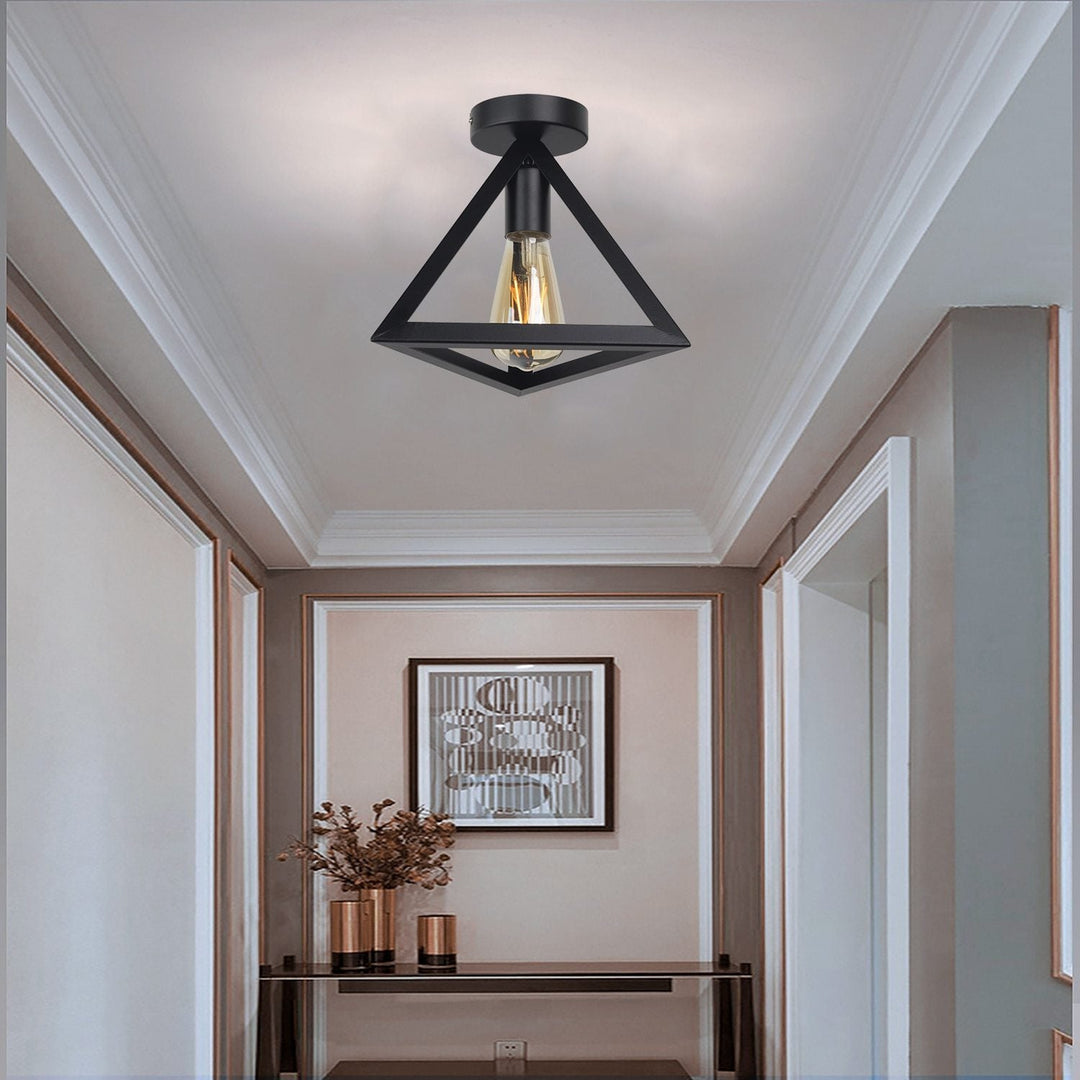BowLift | Vintage Iron Black Ceiling LED Light