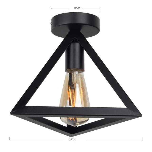 BowLift | Vintage Iron Black Ceiling LED Light