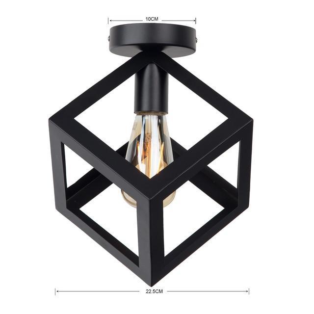 BowLift | Vintage Iron Black Ceiling LED Light