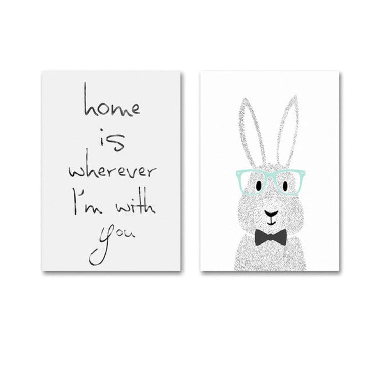 Sweet Home is Where I am With You - Canvas Wall Art Painting | Bowlift