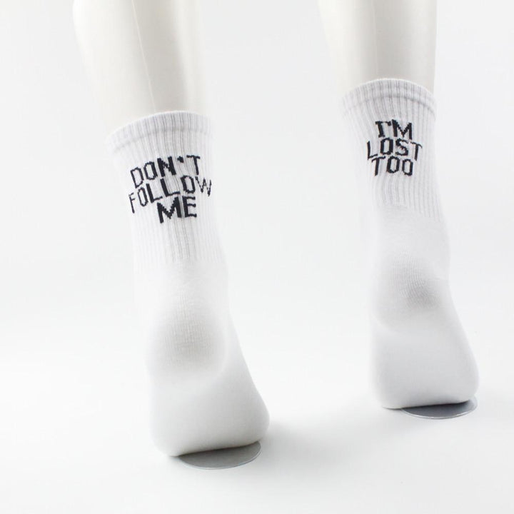 Don't Follow Me, I'm Lost Too Socks | Bowlift
