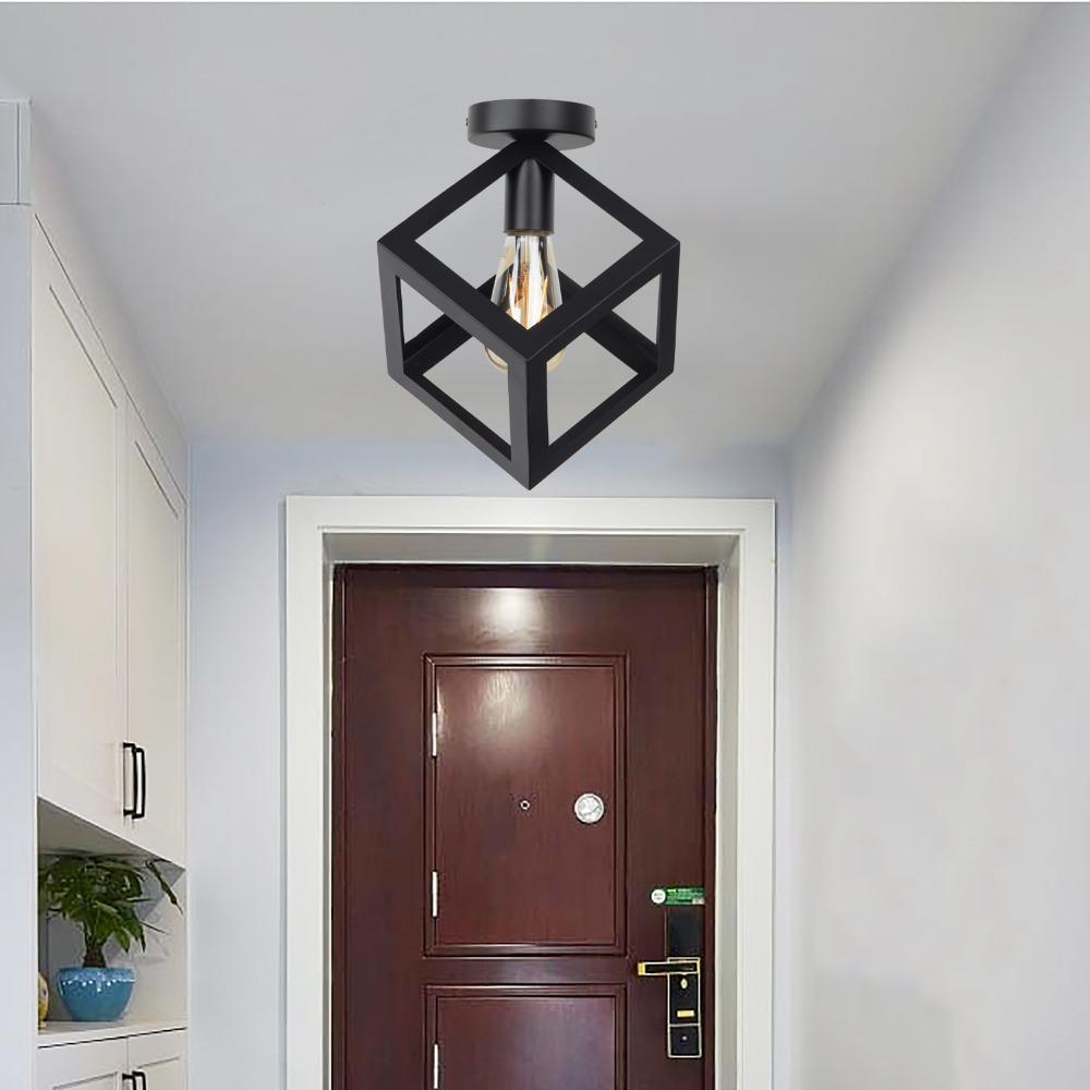 BowLift | Vintage Iron Black Ceiling LED Light