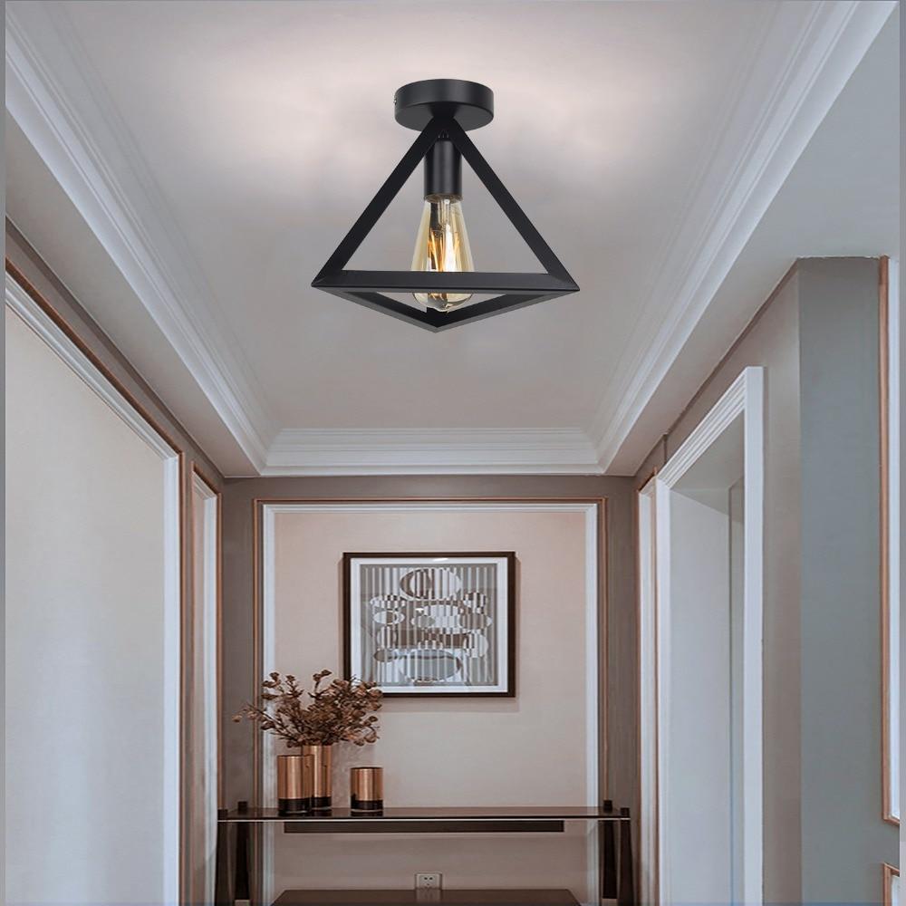BowLift | Vintage Iron Black Ceiling LED Light