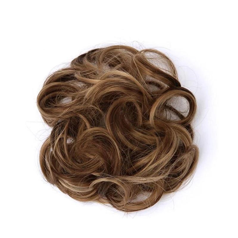 Messy Bun Fake Hair Scrunchie | Bowlift
