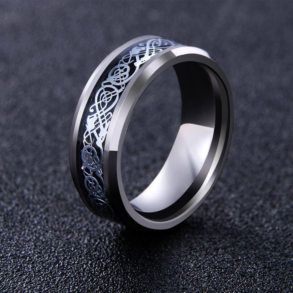 Dragon's Breath - Steel Viking Ring | Bowlift