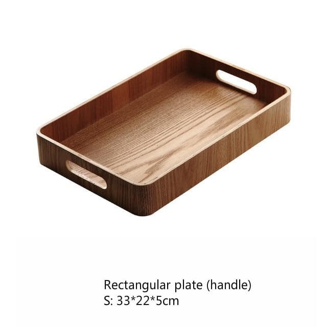 BowLift | Slim, round serving trays made of wood