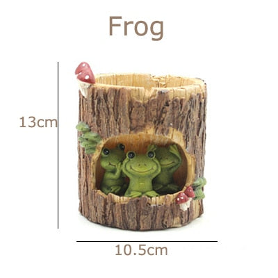 BowLift | Creative Animal Life Resin Flower Pots