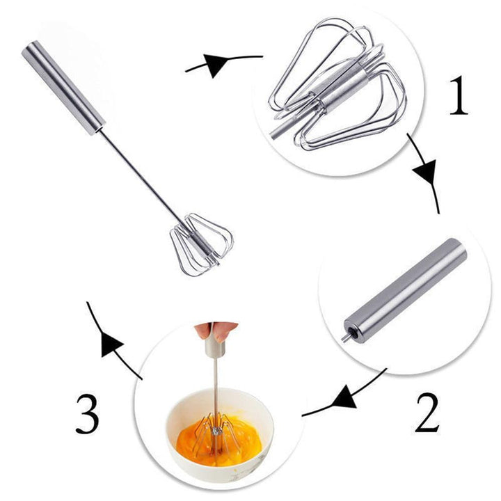 BowLift | Stainless Steel Semi-Automatic Whisk