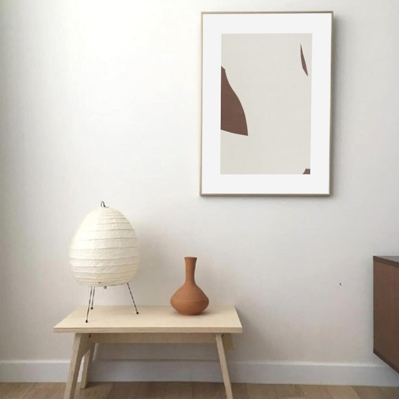 Minimalist Geometric Abstract Wall Art Pictures - Canvas Wall Art Painting | Bowlift