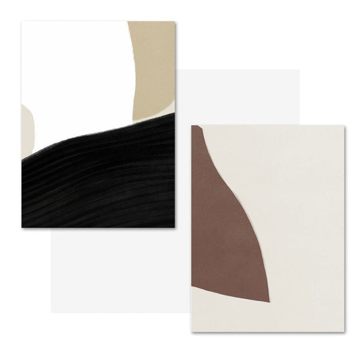 Minimalist Geometric Abstract Wall Art Pictures - Canvas Wall Art Painting | Bowlift