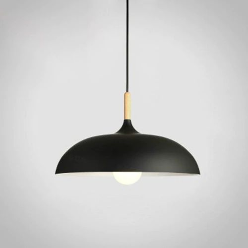 BowLift | Pendant lights made of metal and wood in delicate pastel shades