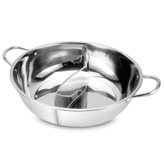 BowLift | Hot Pot Twin Split Stainless Steel Pan