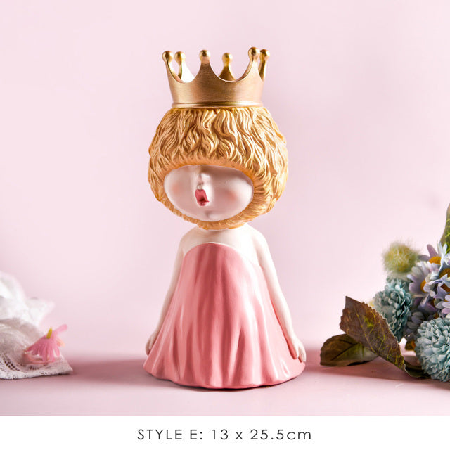 BowLift | Nordic Bubble Bow-Knot Girl Sculpture Home Decor