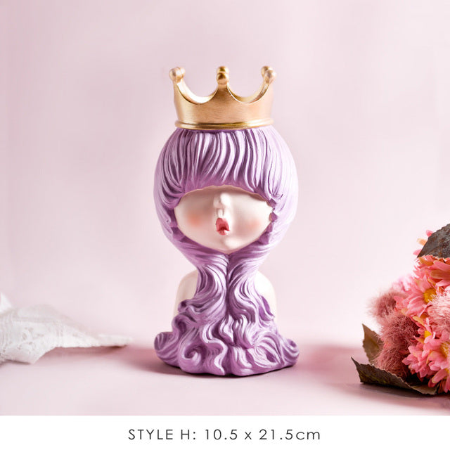 BowLift | Nordic Bubble Bow-Knot Girl Sculpture Home Decor