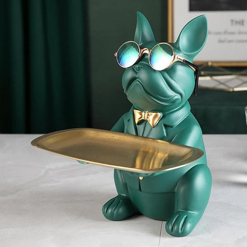 BowLift | Nordic Fancy Bulldog Storage Tray Home Decor
