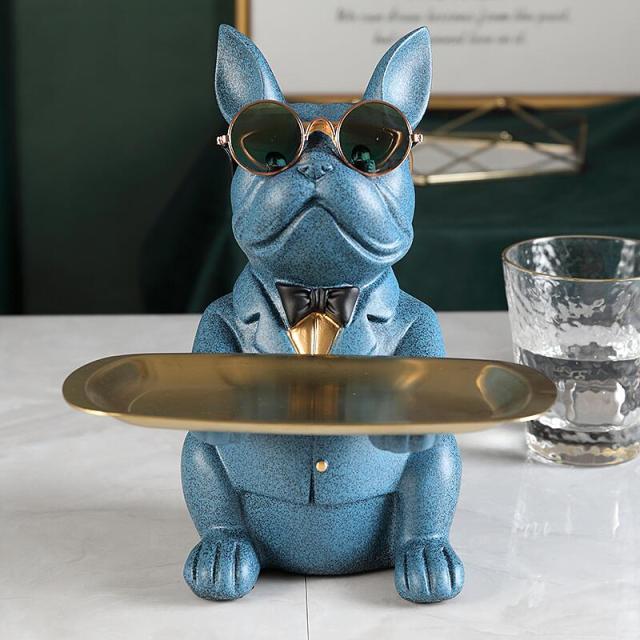 BowLift | Nordic Fancy Bulldog Storage Tray Home Decor