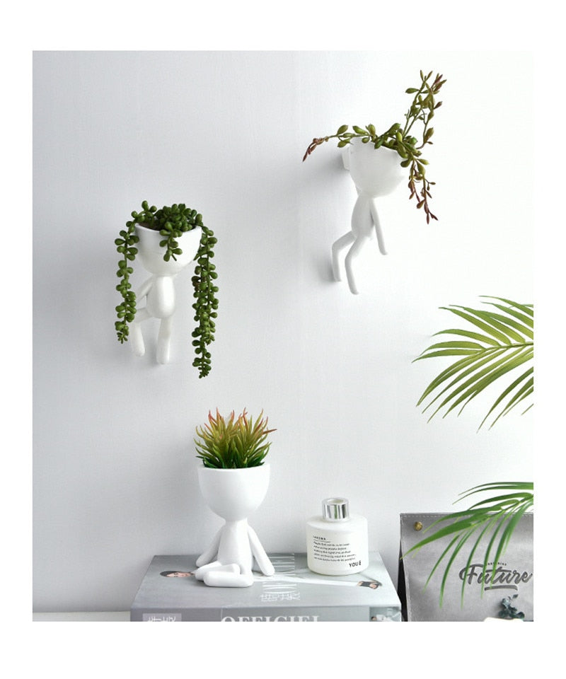 BowLift | Nordic Hanging Miniature Human Flower Pots