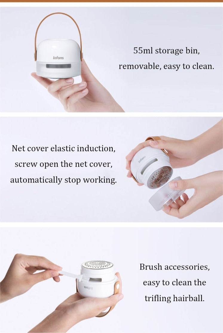 BowLift | Mini Rechargeable Automatic Lint Remover