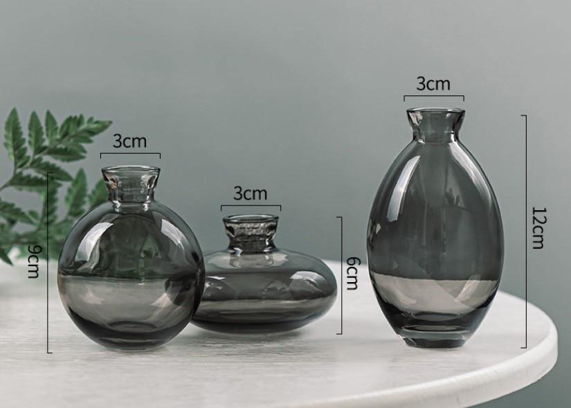 BowLift | TrioVase Glass Vases Set | Stylish Design | Perfect Decoration | Available in various colors