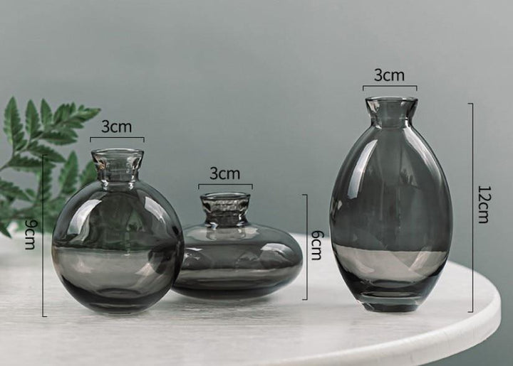 BowLift | TrioVase Glass Vases Set | Stylish Design | Perfect Decoration | Available in various colors
