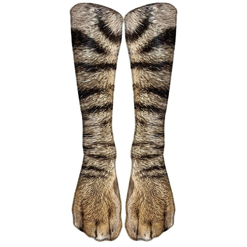 BowLift | Cat Paw 3D Printed Unisex Socks