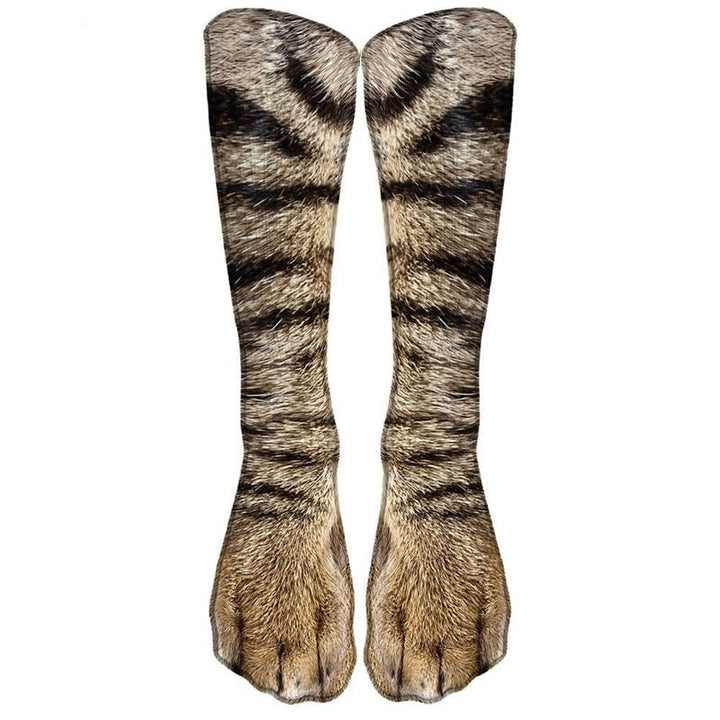 BowLift | Cat Paw 3D Printed Unisex Socks