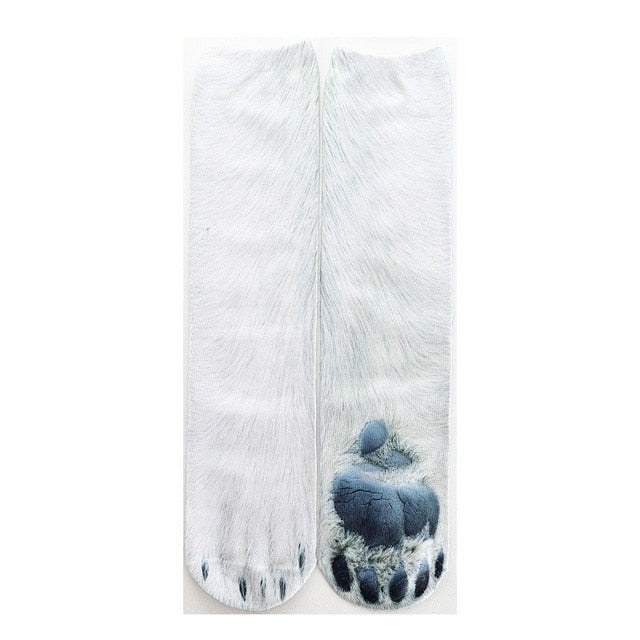 BowLift | Cat Paw 3D Printed Unisex Socks