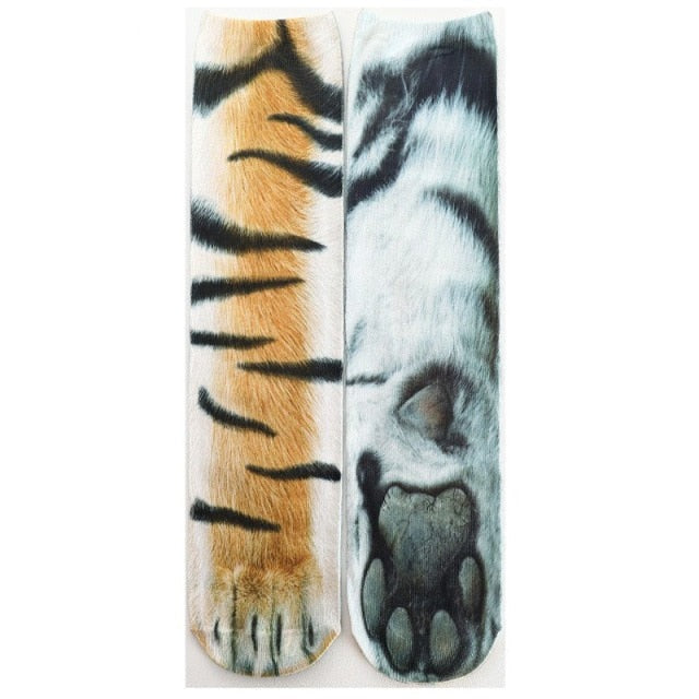 BowLift | Cat Paw 3D Printed Unisex Socks