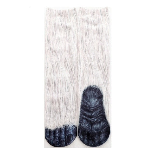 BowLift | Cat Paw 3D Printed Unisex Socks
